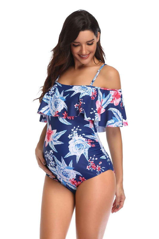 Leona's One-Piece Bump-Friendly Maternity Swimsuit — Image 2 | TG Clothing Co. LLC
