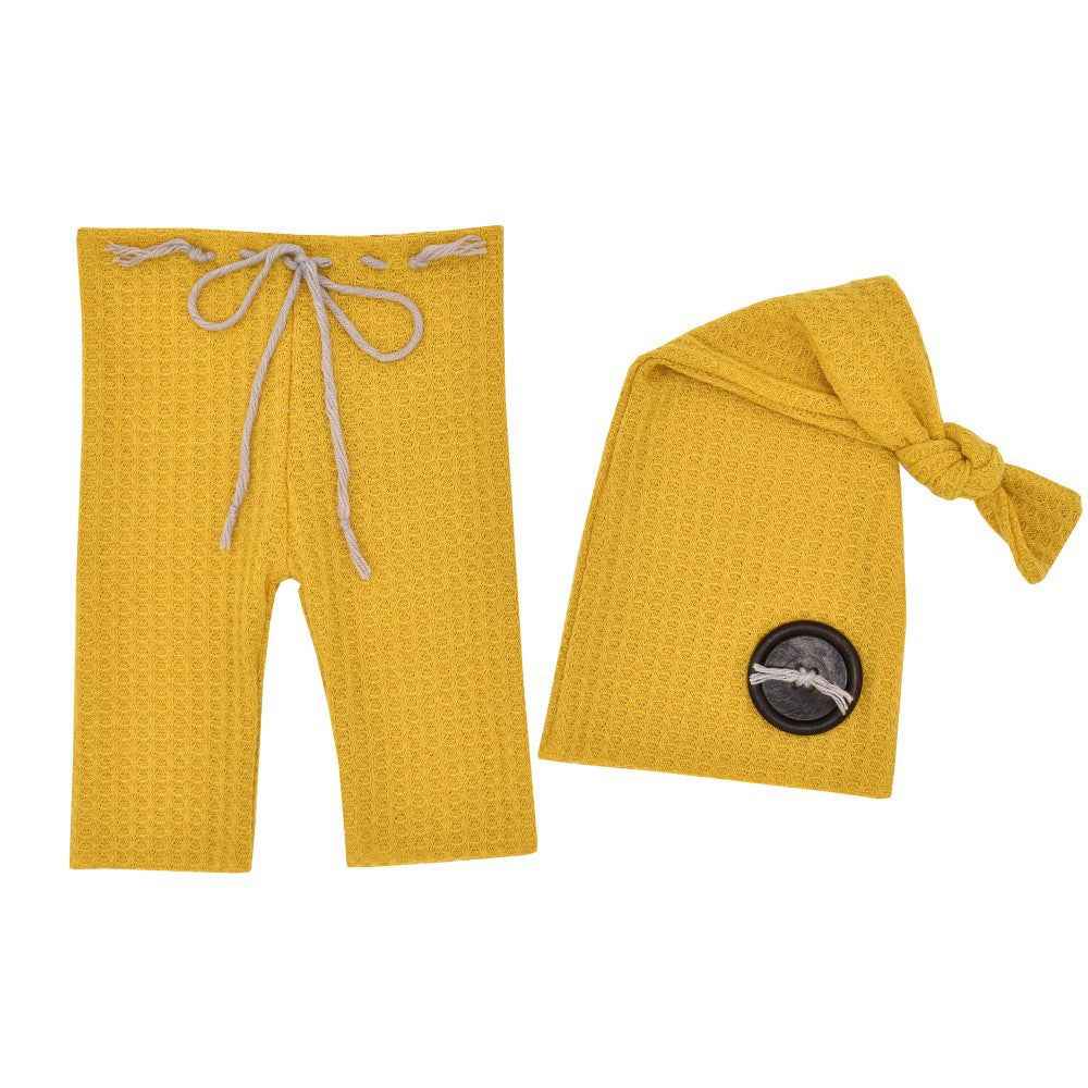 Uma's Newborn Photoshoot Pants & Long-Tail Hat Set — Image 11 | TG Clothing Co. LLC