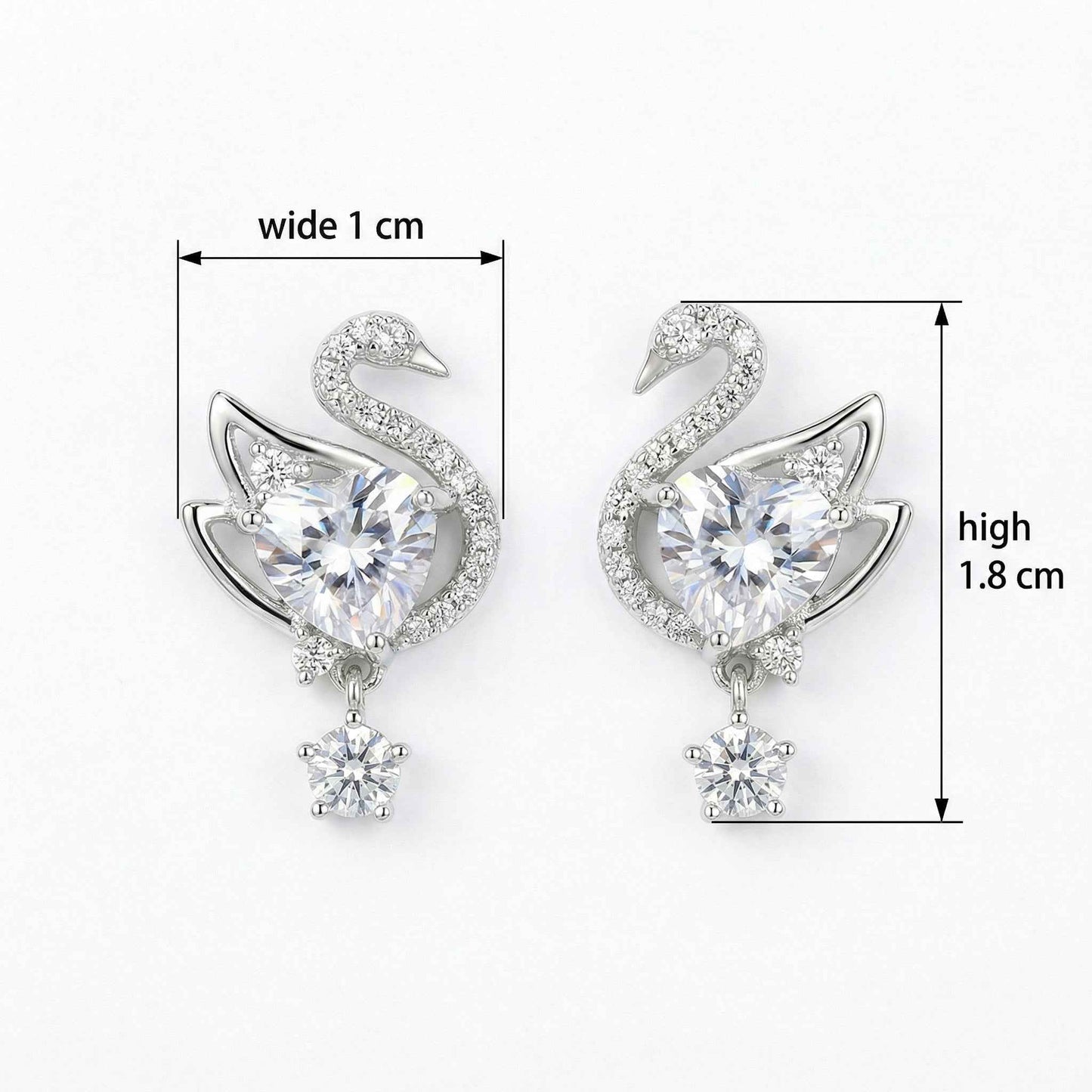 Swan's Earrings — Image 4 | TG Clothing Co. LLC