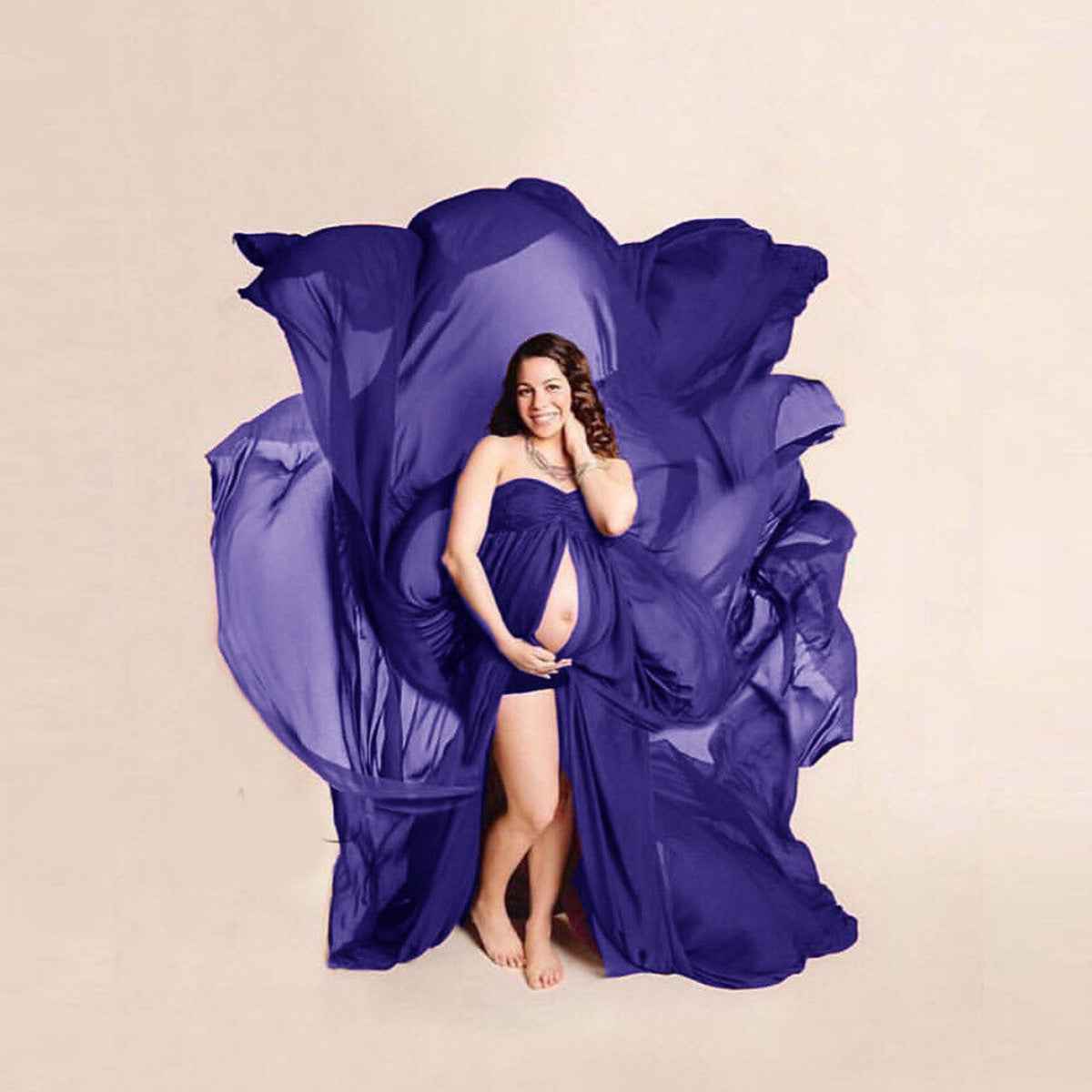 Mireille's Maternity Gown — Image 2 | TG Clothing Co. LLC