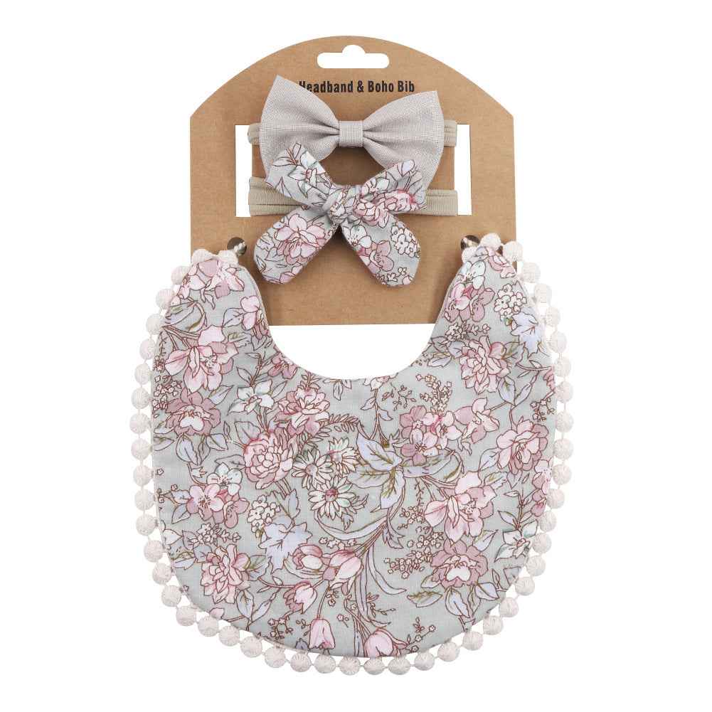 Quinby's Floral Bib & Headband Set — Image 7 | TG Clothing Co. LLC