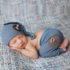 Uma's Newborn Photoshoot Pants & Long-Tail Hat Set | Baby Clothing, baby photo prop outfit | TG Clothing Co. LLC