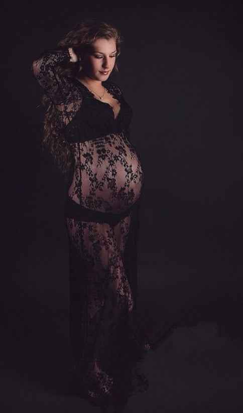 Celine's Sexy Lace Perspective Photoshoot Dress — Image 2 | TG Clothing Co. LLC