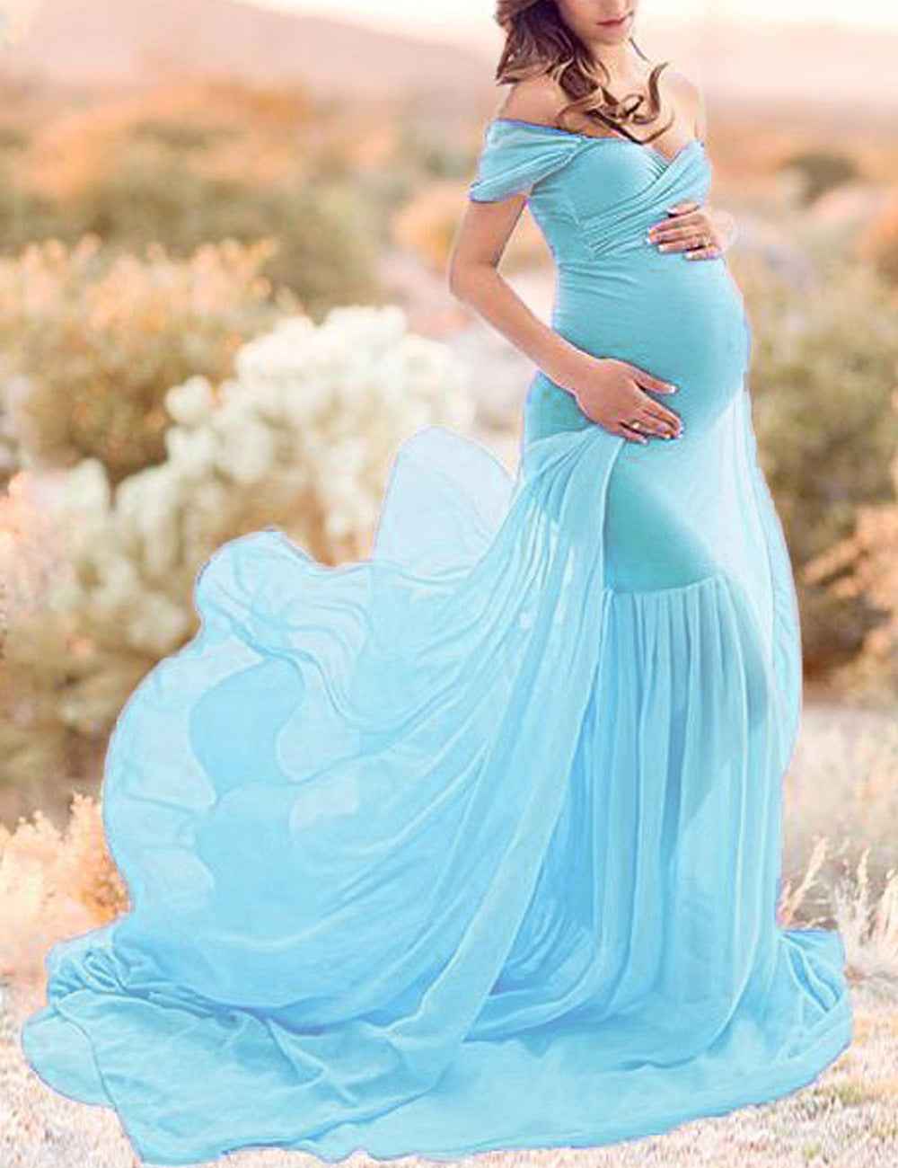 Odette's Chiffon Flutter Dress — Image 16 | TG Clothing Co. LLC