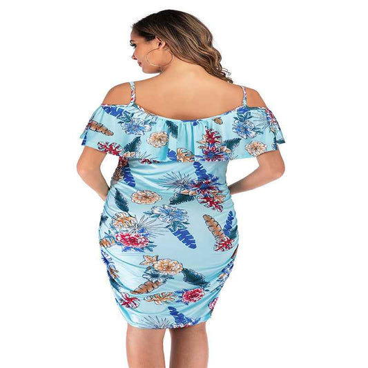 Kira's Printed Maternity Photoshoot Dress — Image 2 | TG Clothing Co. LLC