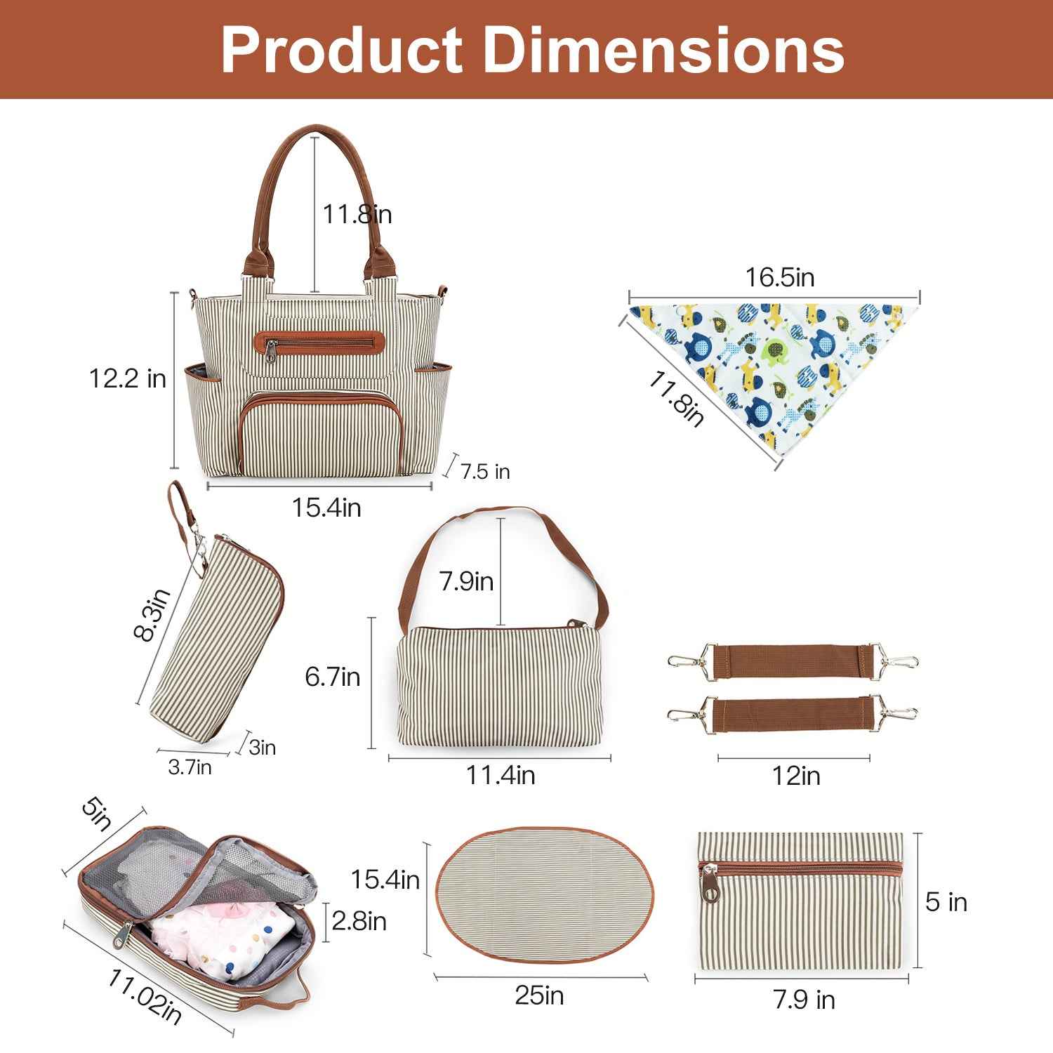 Quincy's Diaper Set — Image 3 | TG Clothing Co. LLC