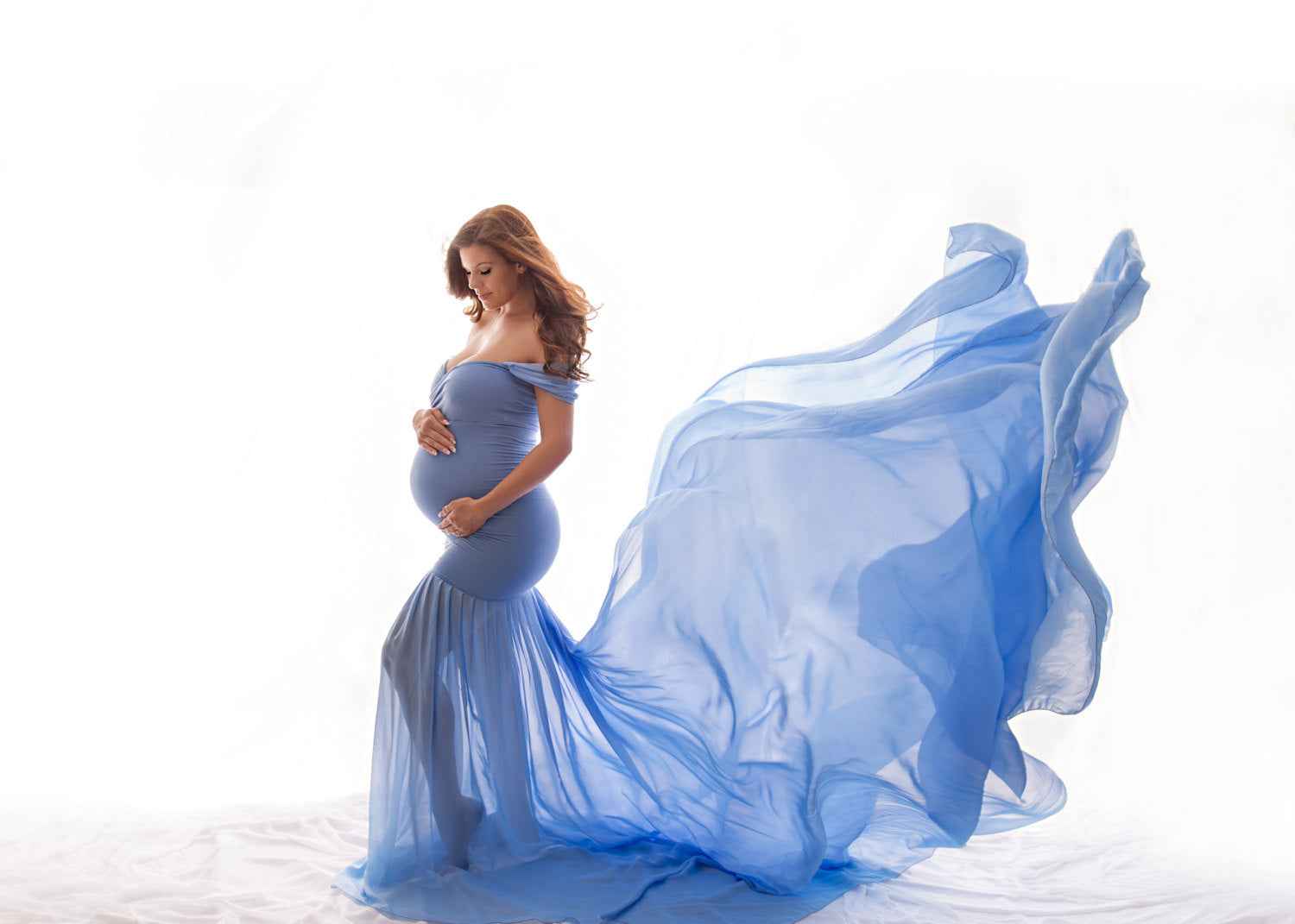 Odette's Chiffon Flutter Dress — Image 3 | TG Clothing Co. LLC