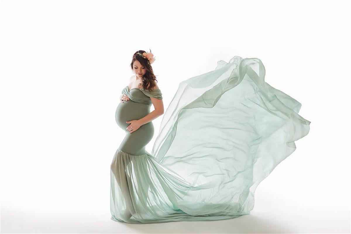 Odette's Chiffon Flutter Dress — Image 8 | TG Clothing Co. LLC