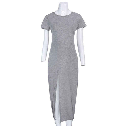 Cori's Retro Slit Maternity Dress | Maternity Dress, bump friendly dress - view 6 | TG Clothing Co. LLC