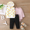 Goldie's 3-Piece Cartoon Set | Baby Clothing, 3 piece baby set | TG Clothing Co. LLC