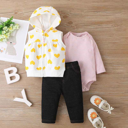 Goldie's 3-Piece Cartoon Set | Baby Clothing, 3 piece baby set | TG Clothing Co. LLC