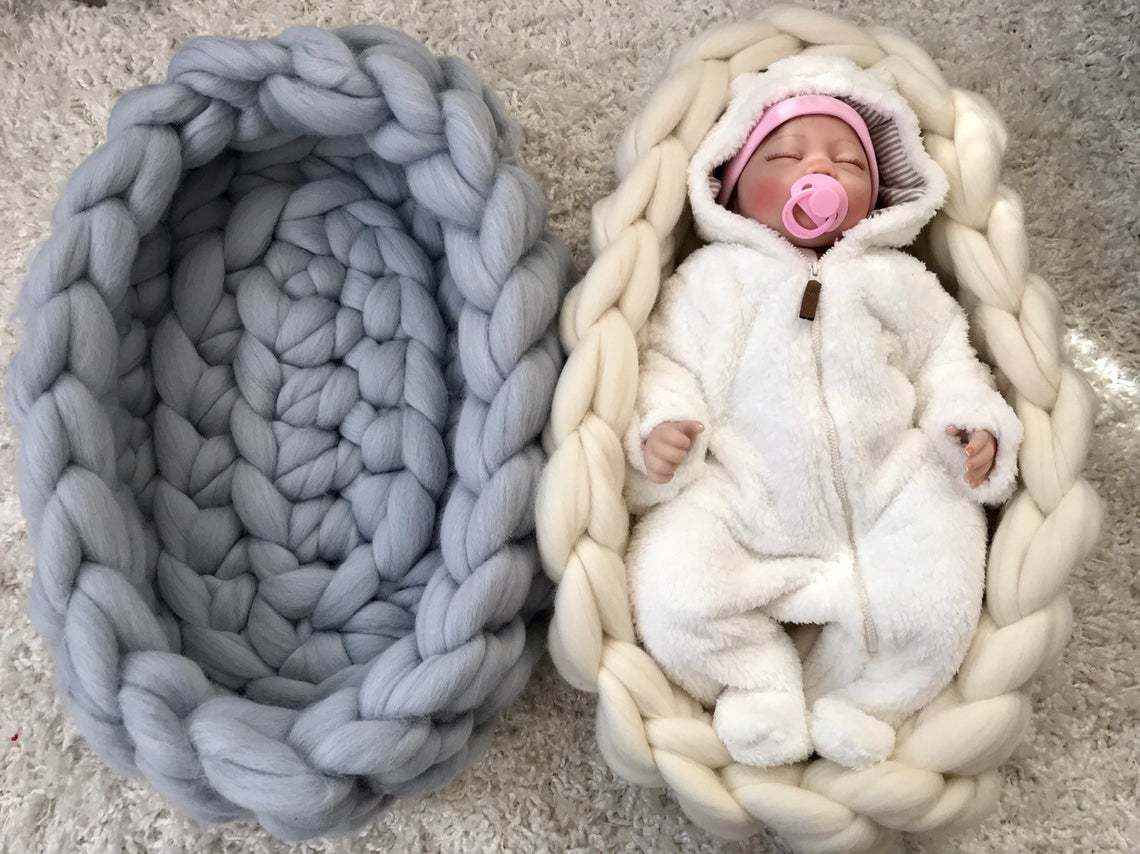 Willa's Knitted Nest Basket — Image 3 | TG Clothing Co. LLC