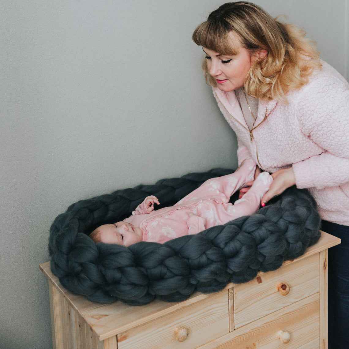 Willa's Knitted Nest Basket — Image 2 | TG Clothing Co. LLC
