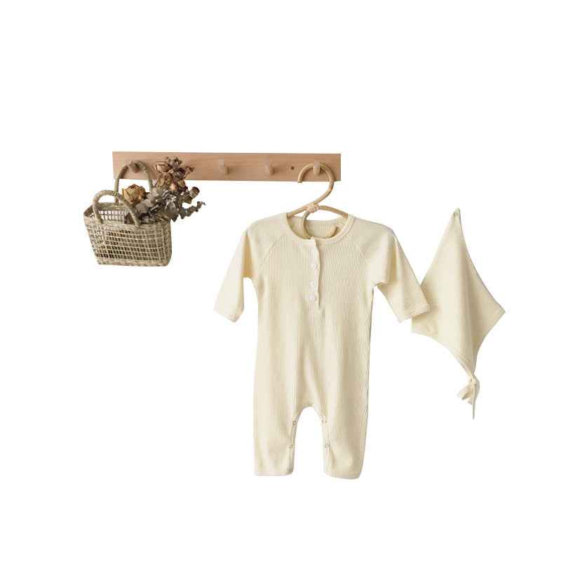 Harper's Korean Style Autumn Newborn Baby Bottoming Jumpsuit — Image 6 | TG Clothing Co. LLC