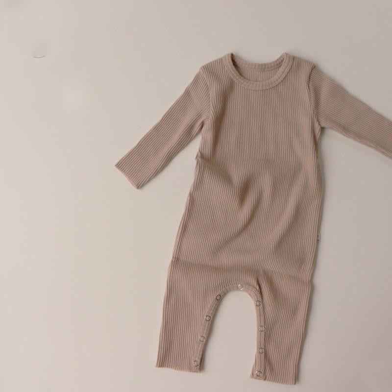 Harper's Korean Style Autumn Newborn Baby Bottoming Jumpsuit — Image 4 | TG Clothing Co. LLC