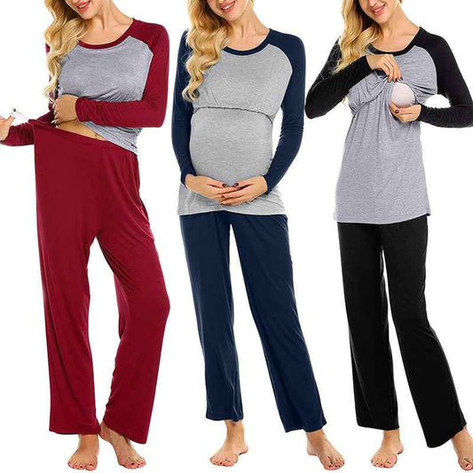 Josephine's Long-Sleeve Maternity Trouser Suit — Image 1 | TG Clothing Co. LLC