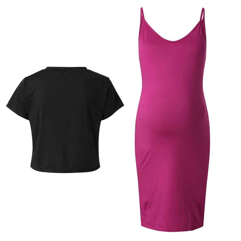 Remi's T-Shirt & Suspender Maternity Set — Image 6 | TG Clothing Co. LLC