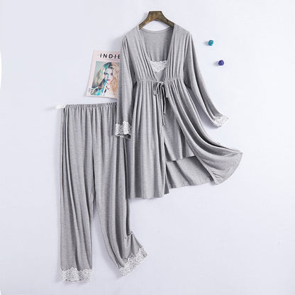 Trisha's Complete PJ Set | Maternity Clothing, 3-piece maternity pajama set - view 4 | TG Clothing Co. LLC
