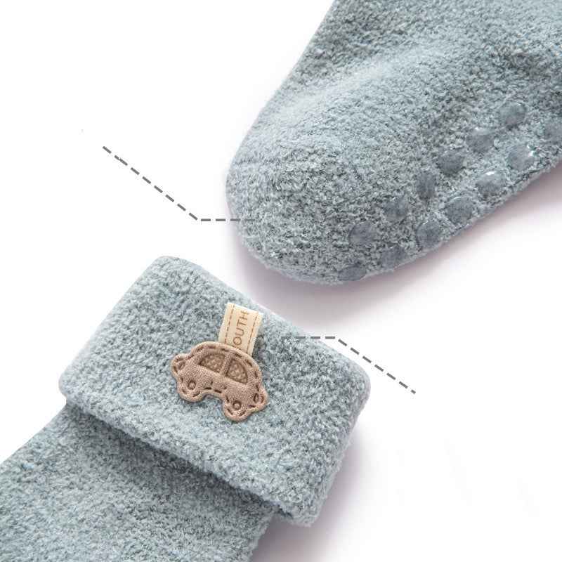 Rafferty's Newborn Baby Velvet Warm Socks Set — Image 4 | TG Clothing Co. LLC