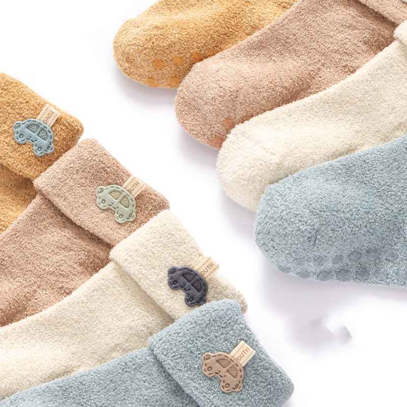 Rafferty's Newborn Baby Velvet Warm Socks Set — Image 3 | TG Clothing Co. LLC