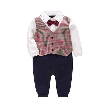 Winston's Gentleman Romper | Baby Clothing, 1st birthday outfit - view 5 | TG Clothing Co. LLC