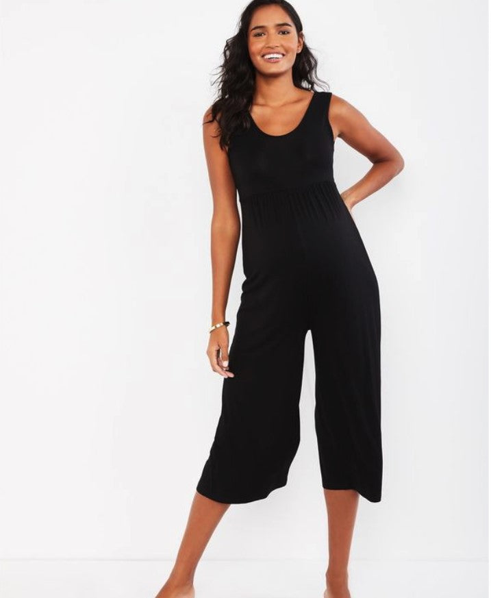 Aria's Wide Leg Maternity Romper — Image 4 | TG Clothing Co. LLC