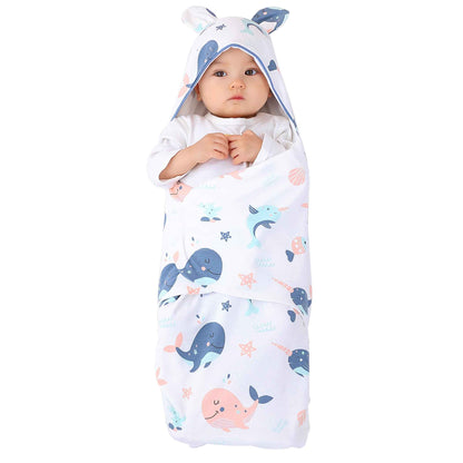 Freya's Pure Cotton Butterfly Swaddle Newborn Sleeping Bag | Baby Bedding, baby shower gift - view 2 | TG Clothing Co. LLC