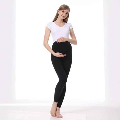 Eden's High-Waist Yoga Maternity Leggings | Maternity Yoga Pants, baby shower gift - view 3 | TG Clothing Co. LLC