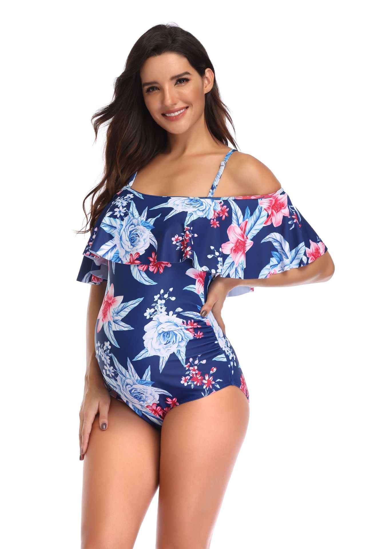 Leona's One-Piece Bump-Friendly Maternity Swimsuit — Image 5 | TG Clothing Co. LLC