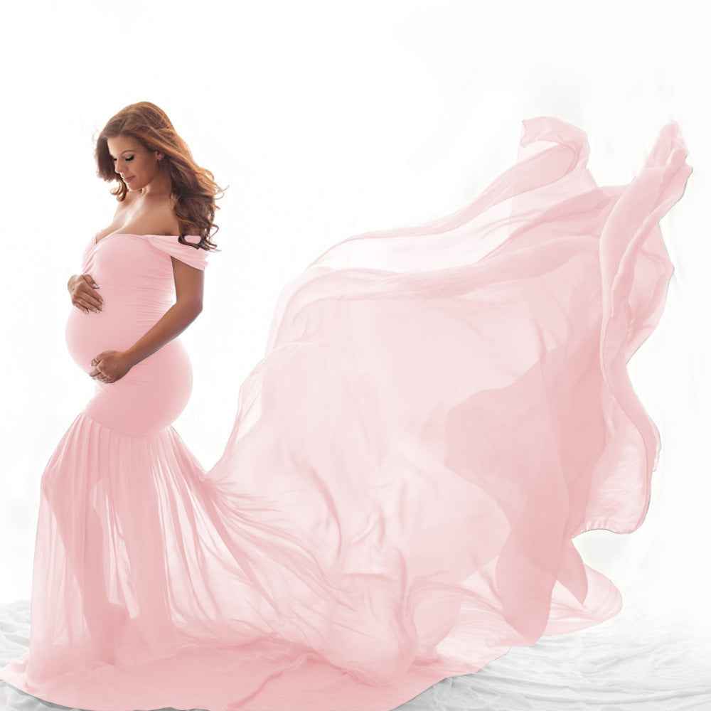 Odette's Chiffon Flutter Dress — Image 1 | TG Clothing Co. LLC