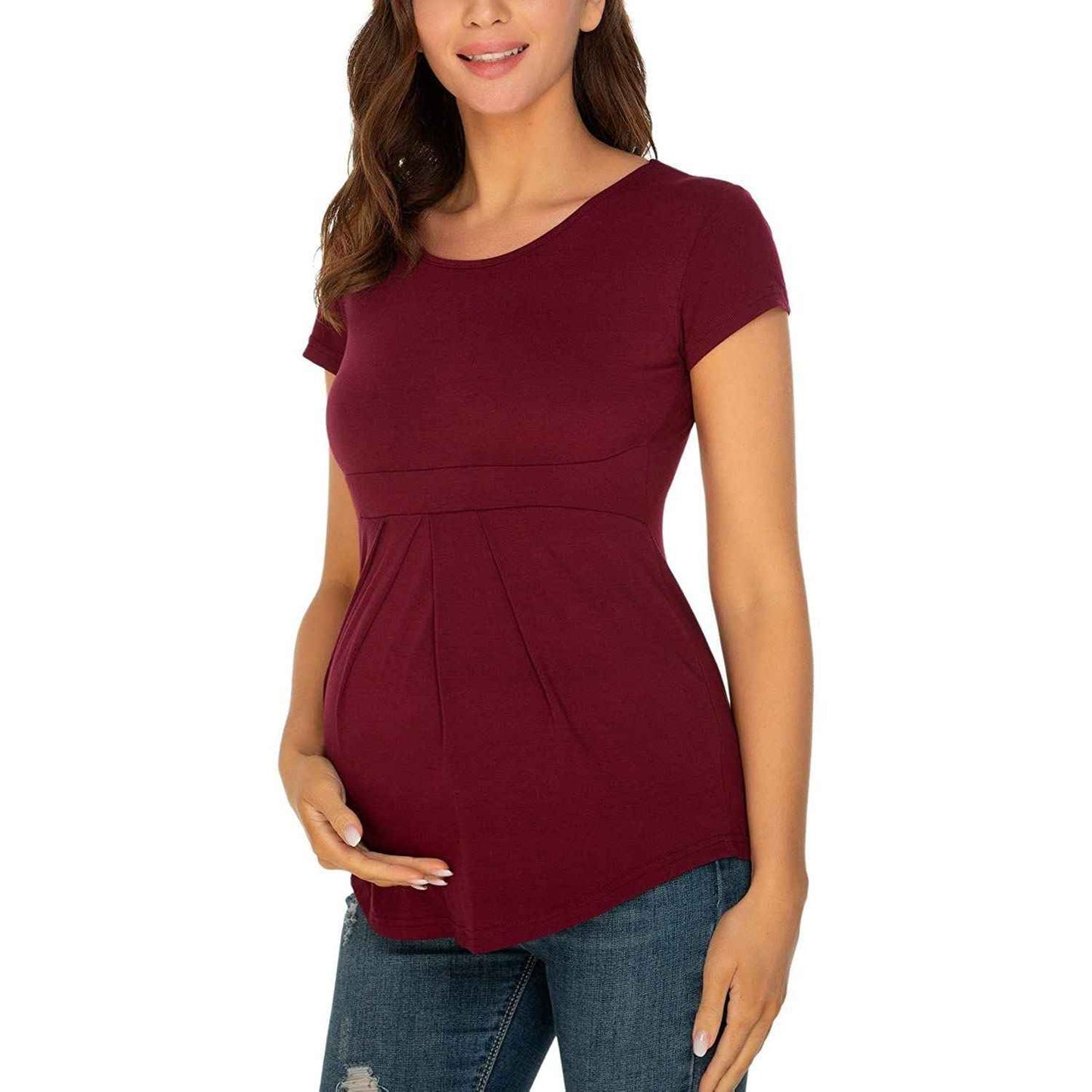 Zuri's Print Maternity Tee — Image 12 | TG Clothing Co. LLC