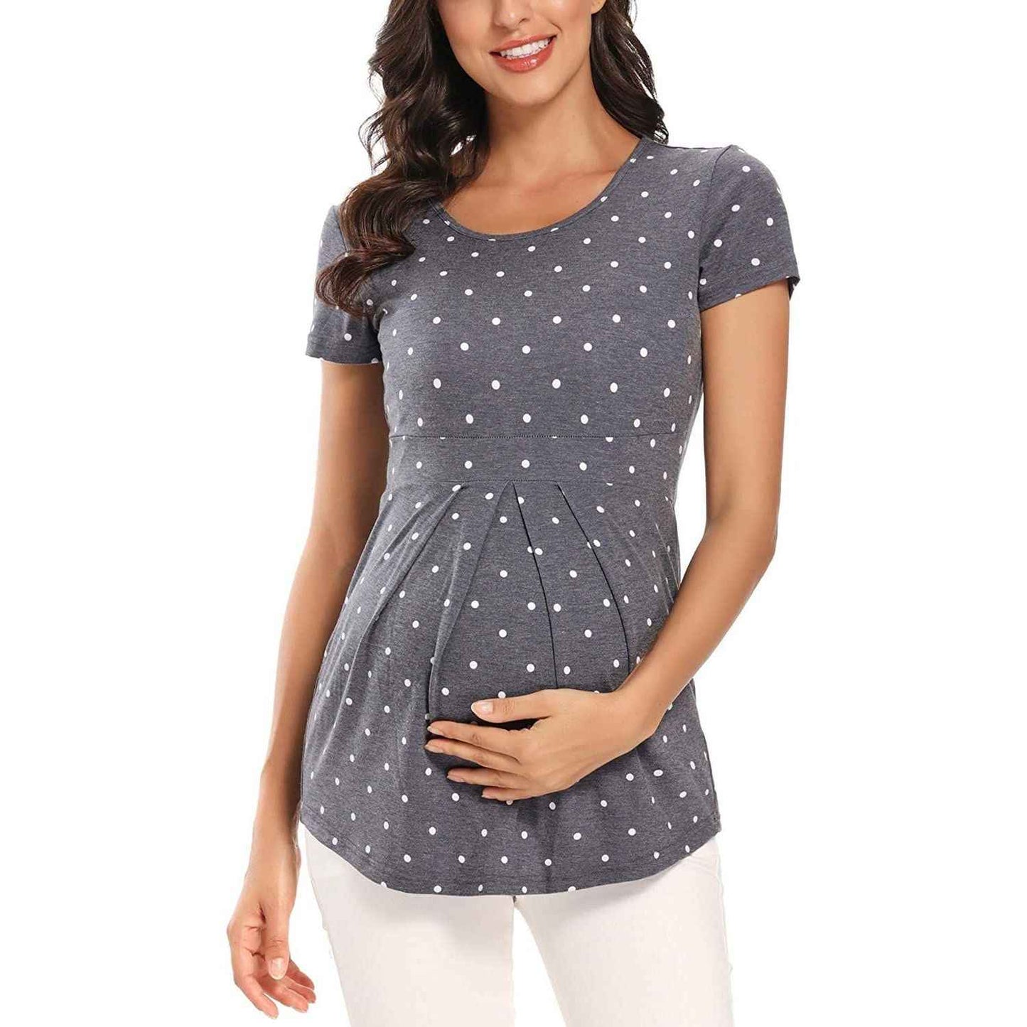 Zuri's Print Maternity Tee — Image 4 | TG Clothing Co. LLC