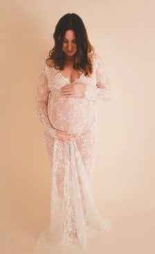 Celine's Sexy Lace Perspective Photoshoot Dress — Image 7 | TG Clothing Co. LLC