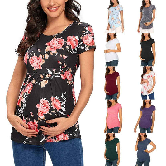 Zuri's Print Maternity Tee — Image 1 | TG Clothing Co. LLC