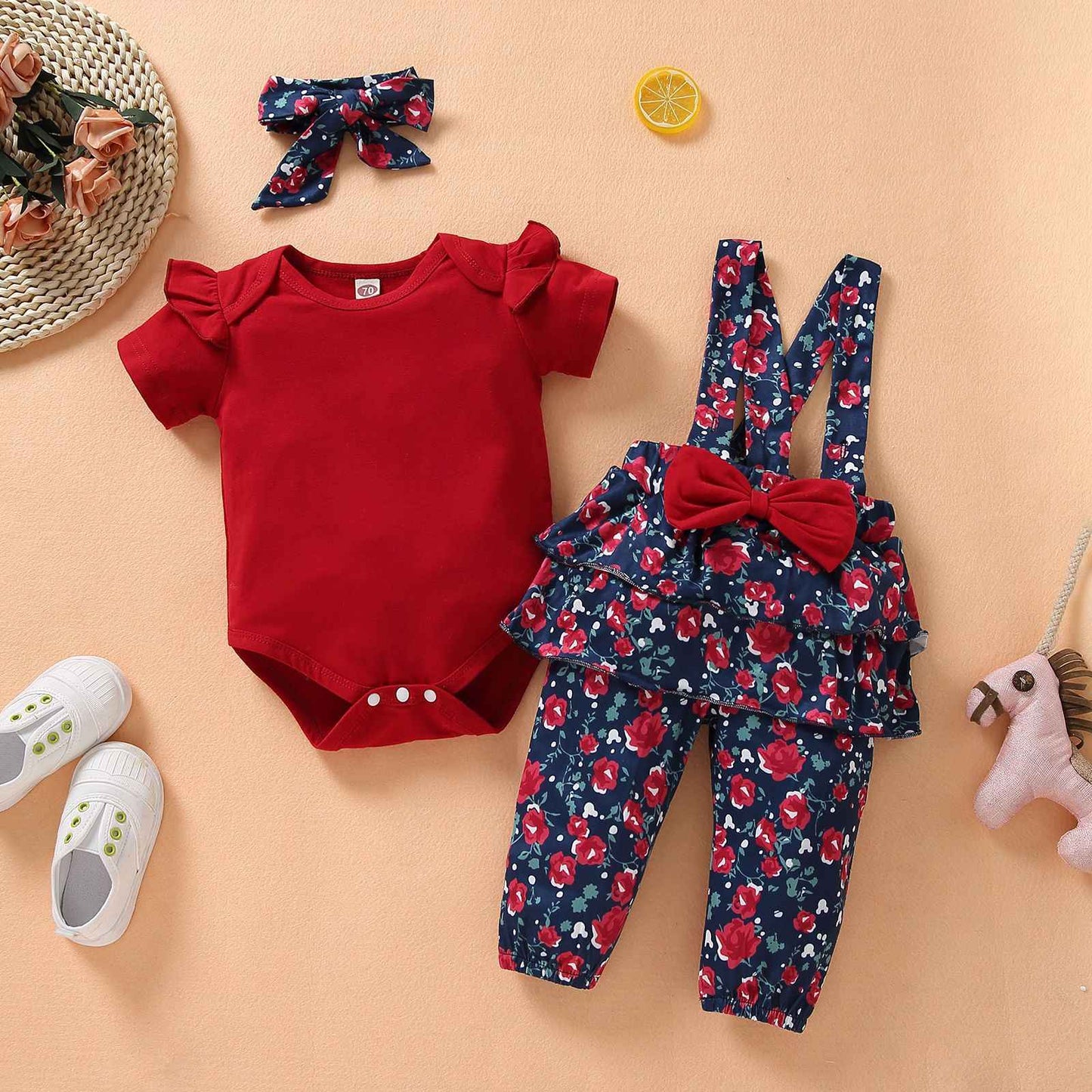 Calla's Floral Bow Set — Image 5 | TG Clothing Co. LLC