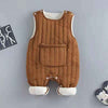 Clara's Autumn Winter Fleece-Lined Quilted Newborn Overalls | Baby Clothing, autumn winter baby overalls | TG Clothing Co. LLC