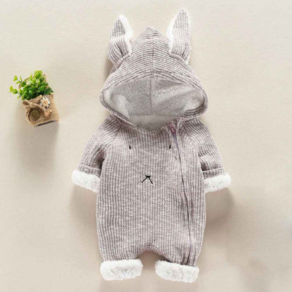 Poppy's Hooded Romper | Baby Romper, baby shower gift - view 5 | TG Clothing Co. LLC