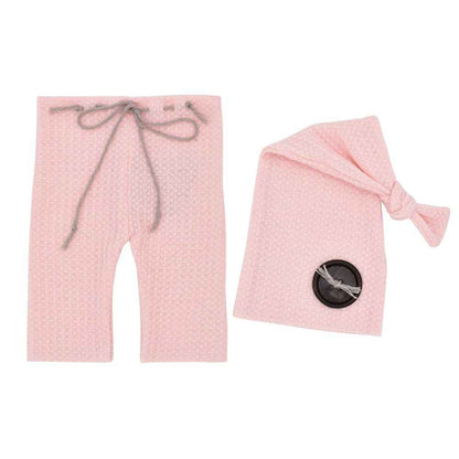 Uma's Newborn Photoshoot Pants & Long-Tail Hat Set | Baby Clothing, baby photo prop outfit - view 5 | TG Clothing Co. LLC