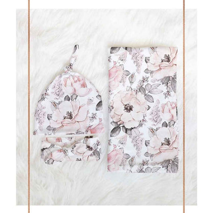 Winslow's Newborn Swaddle Set | Baby Bedding, baby beanie swaddle set - view 6 | TG Clothing Co. LLC