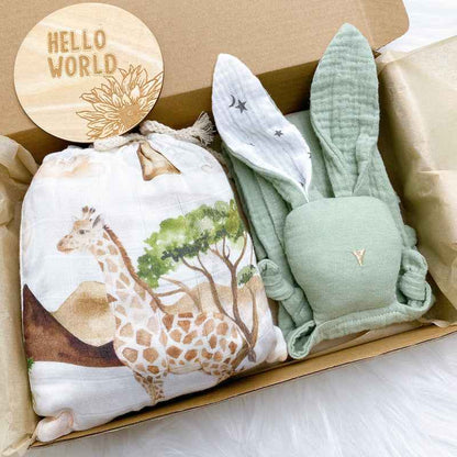 Sloane's Crib Sheet Set | Baby Gift Set, baby shower gift | TG Clothing Co. LLC