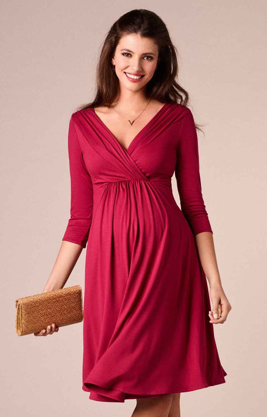 Rosette's Deep V-Neck Party Maternity Dress — Image 2 | TG Clothing Co. LLC