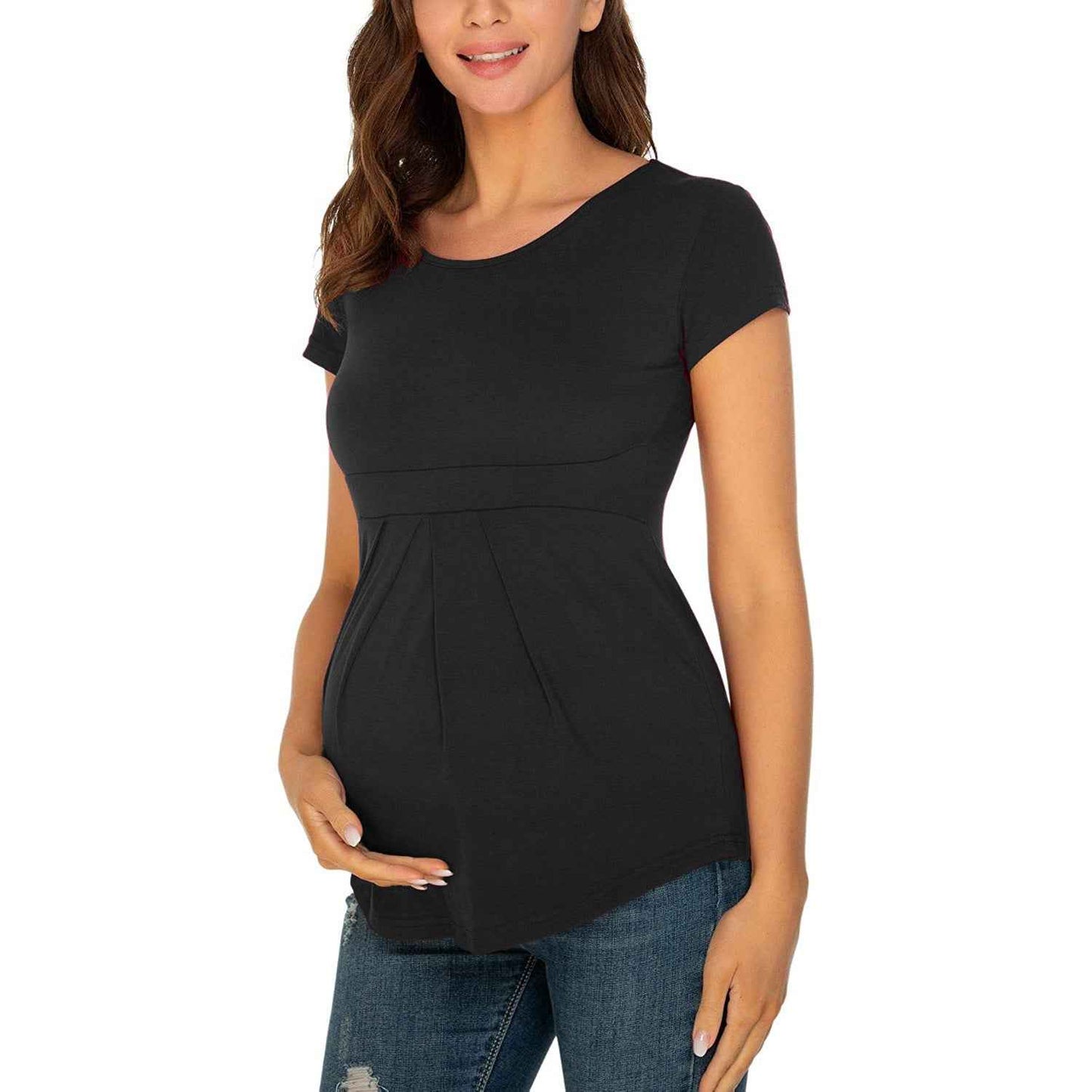 Zuri's Print Maternity Tee — Image 3 | TG Clothing Co. LLC