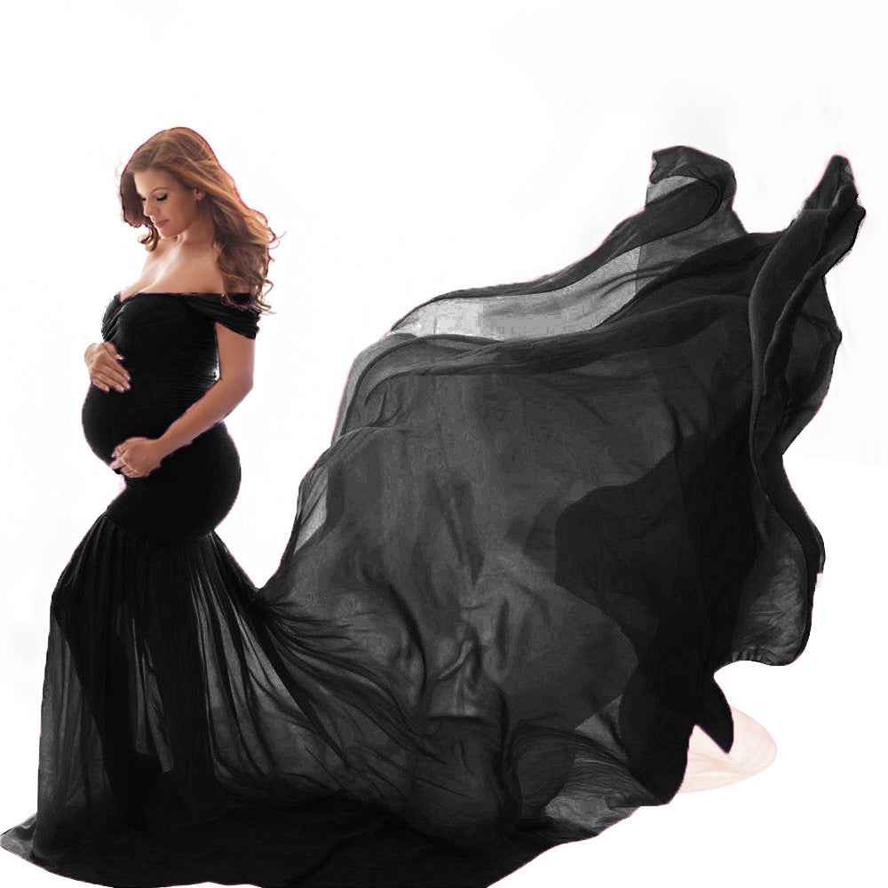 Odette's Chiffon Flutter Dress — Image 4 | TG Clothing Co. LLC