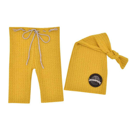 Uma's Newborn Photoshoot Pants & Long-Tail Hat Set | Baby Clothing, baby photo prop outfit - view 11 | TG Clothing Co. LLC