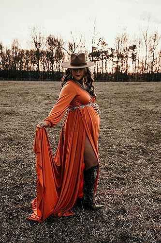 Everly's V-Neck Trailing Maxi Dress — Image 3 | TG Clothing Co. LLC