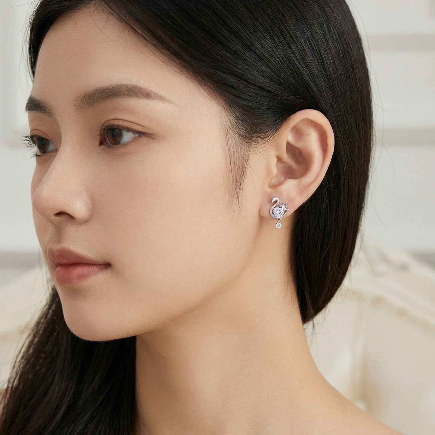 Swan's Earrings — Image 3 | TG Clothing Co. LLC