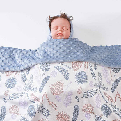 Ellis's Bamboo Cotton Beanie Blanket | Baby Bedding, baby beanie blanket - view 6 | TG Clothing Co. LLC
