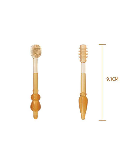 Lucia's Silicone Toothbrush Set | Baby Grooming, baby boutique - view 3 | TG Clothing Co. LLC