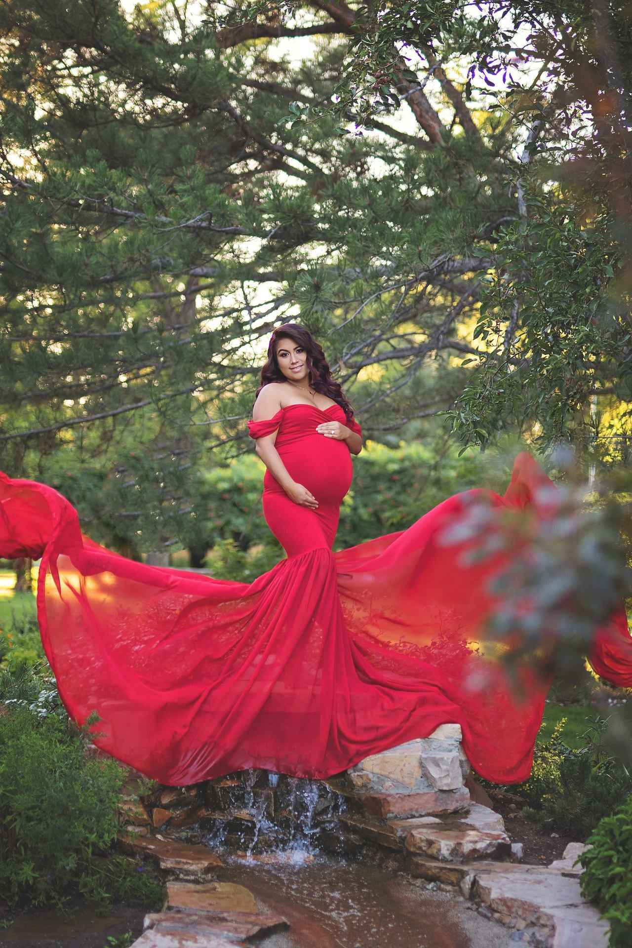 Odette's Chiffon Flutter Dress — Image 9 | TG Clothing Co. LLC