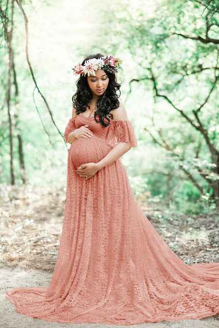 Felicity's Lace Photoshoot Gown — Image 1 | TG Clothing Co. LLC